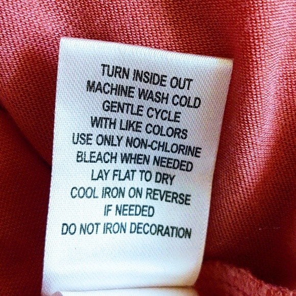 EUC SPOILED Long Sleeve Hooded Top Dreamcatcher Pattern Orange/Coral Small - Picture 9 of 9